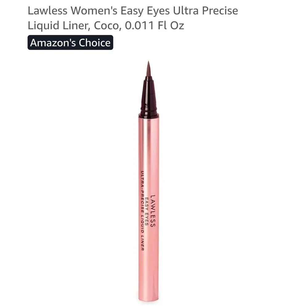 Lawless Easy Eyes Ultra Precise Liquid Liner Coco Brown 0.011 fl oz New